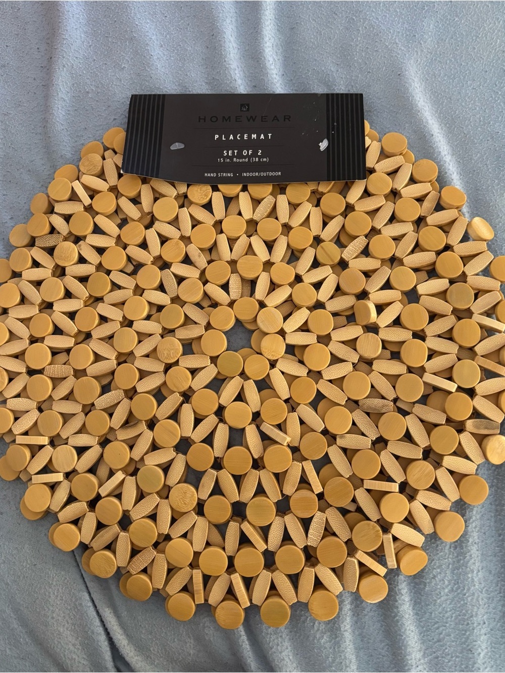 Bamboo indoor / Outdoor Placemat - Set of 2